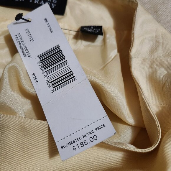 Ellen Tracy silk SKIRT VINTAGE - Picture 2 of 4